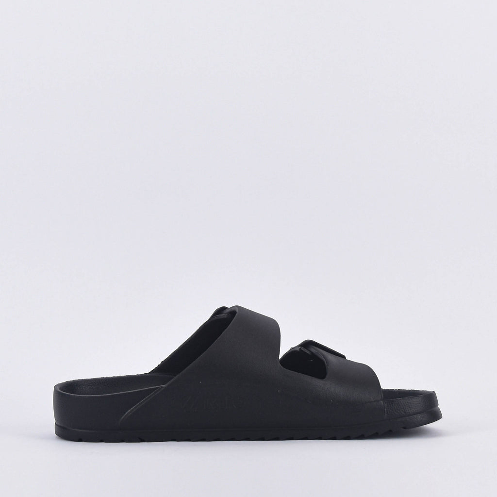 Kito Sandales à Boucles Confortables Noir Unisexe