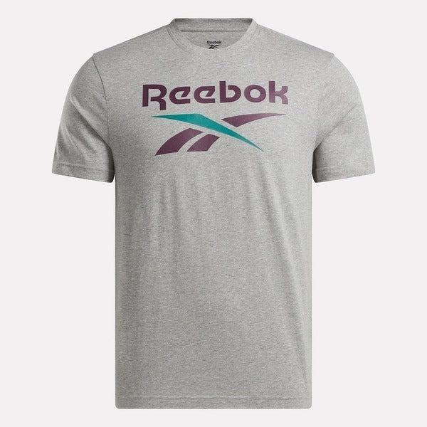 Reebok T-shirt Identity Big Logo Gris Homme