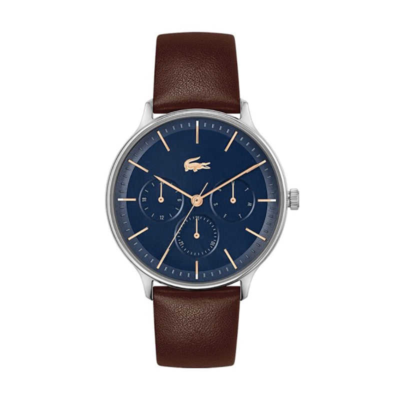 Lacoste Montre Bracelet Cuir Élégante Homme