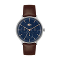 Lacoste Montre Bracelet Cuir Élégante Homme