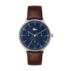 Lacoste Montre Bracelet Cuir Élégante Homme