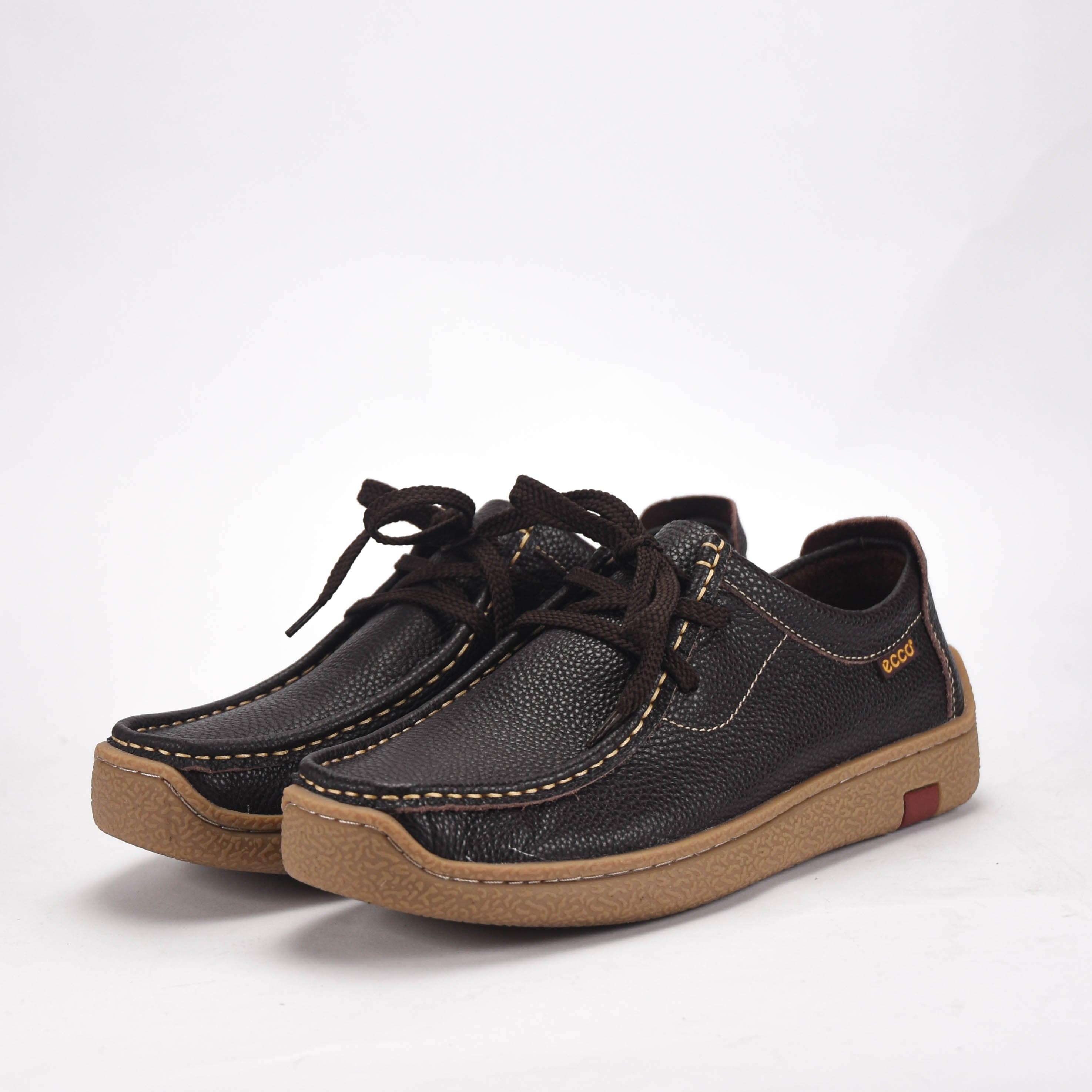 ECCO Chaussures Décontractées en Cuir Grainé Homme