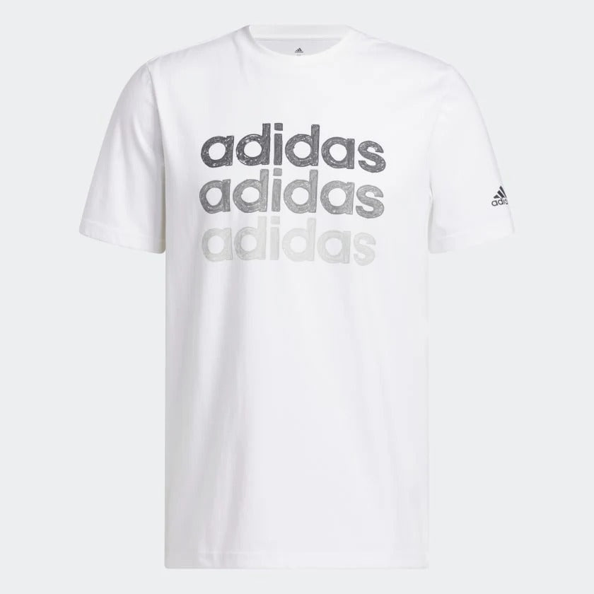 Adidas T-shirt Sportswear Graphique Blanc Homme
