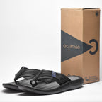 Cartago Luxemburgo Tongs Confortables Homme Noir et Gris
