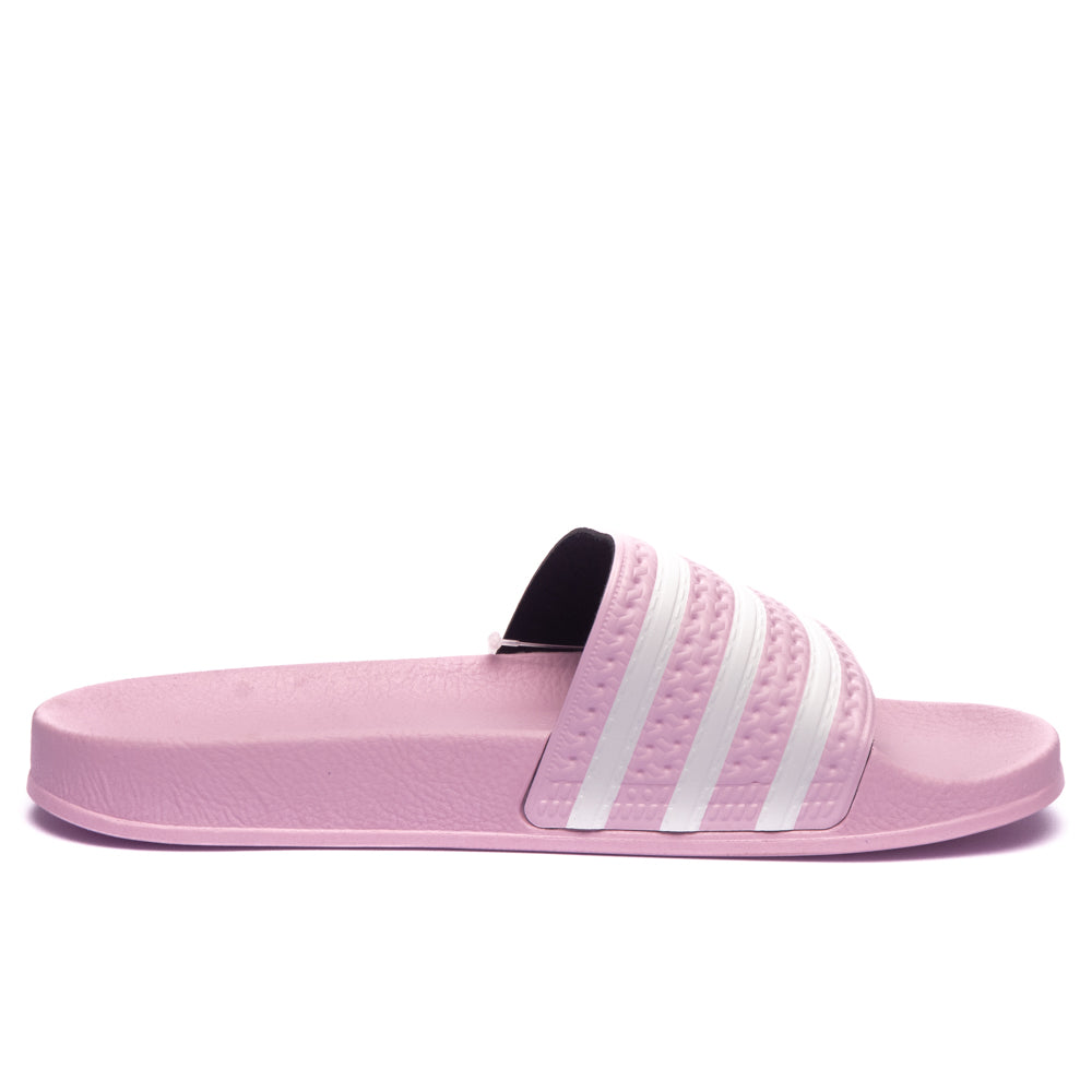Adidas Adilette Claquettes Légères Femme Rose et Blanc