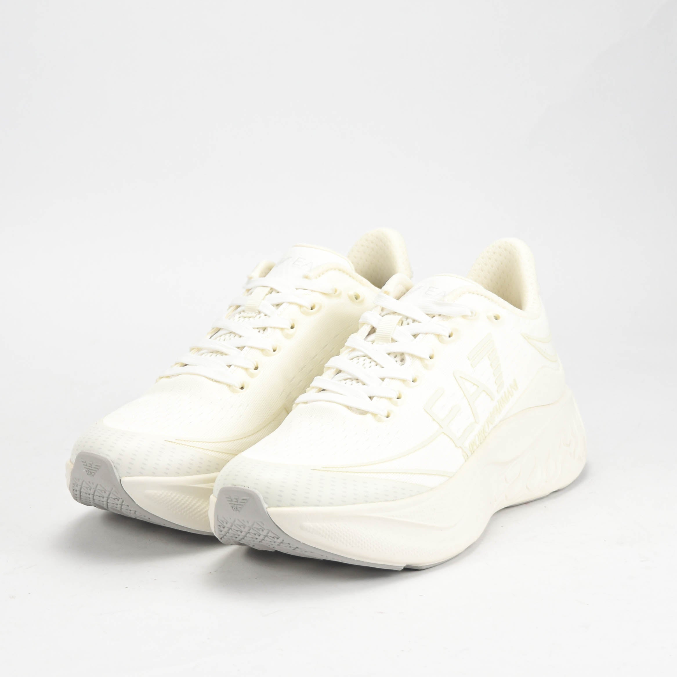 EA7 Emporio Armani Baskets Crusher Distance Blanches Homme