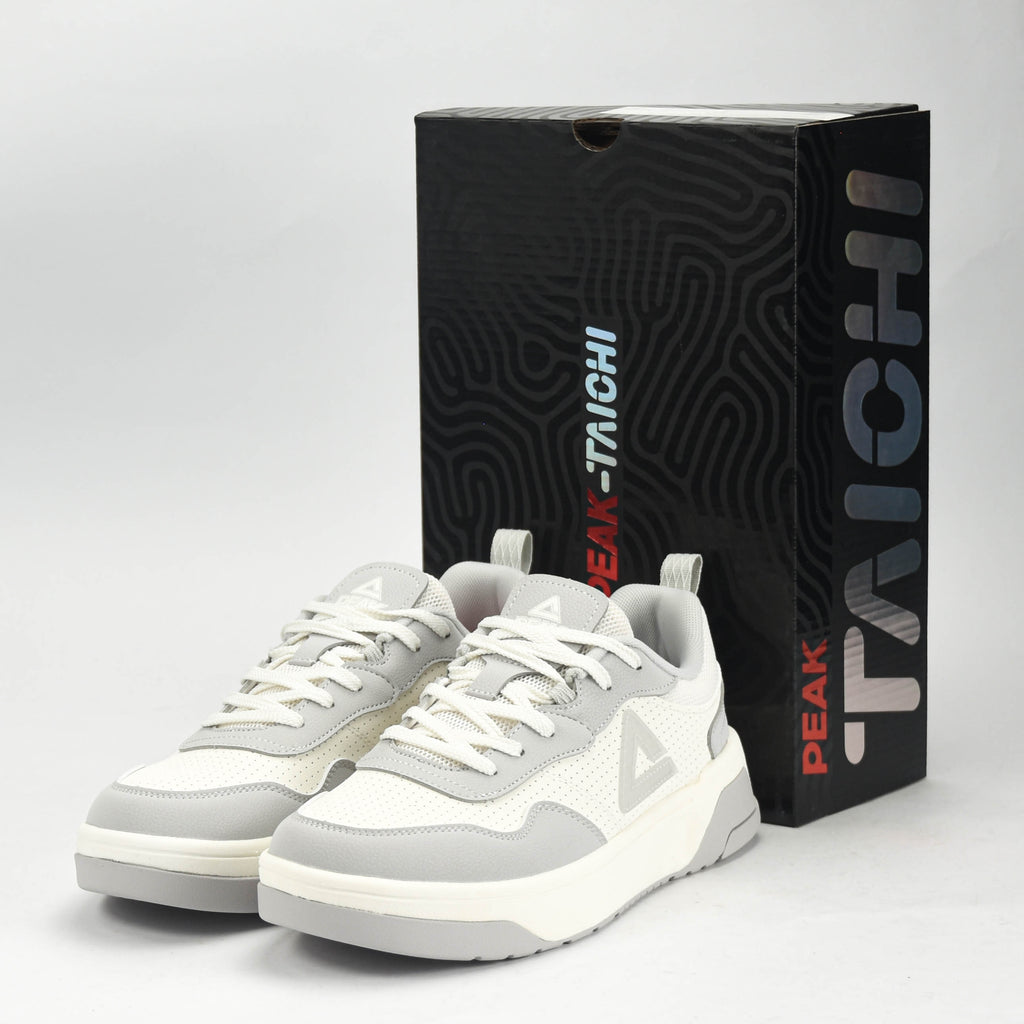 Peak Baskets Taichi Respirantes Blanc et Gris Homme