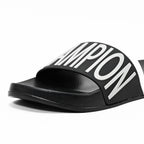 Champion Claquettes Logo Noir Confortable Homme