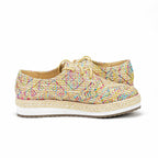 André Espadrilles à Lacets Multicolores Femme