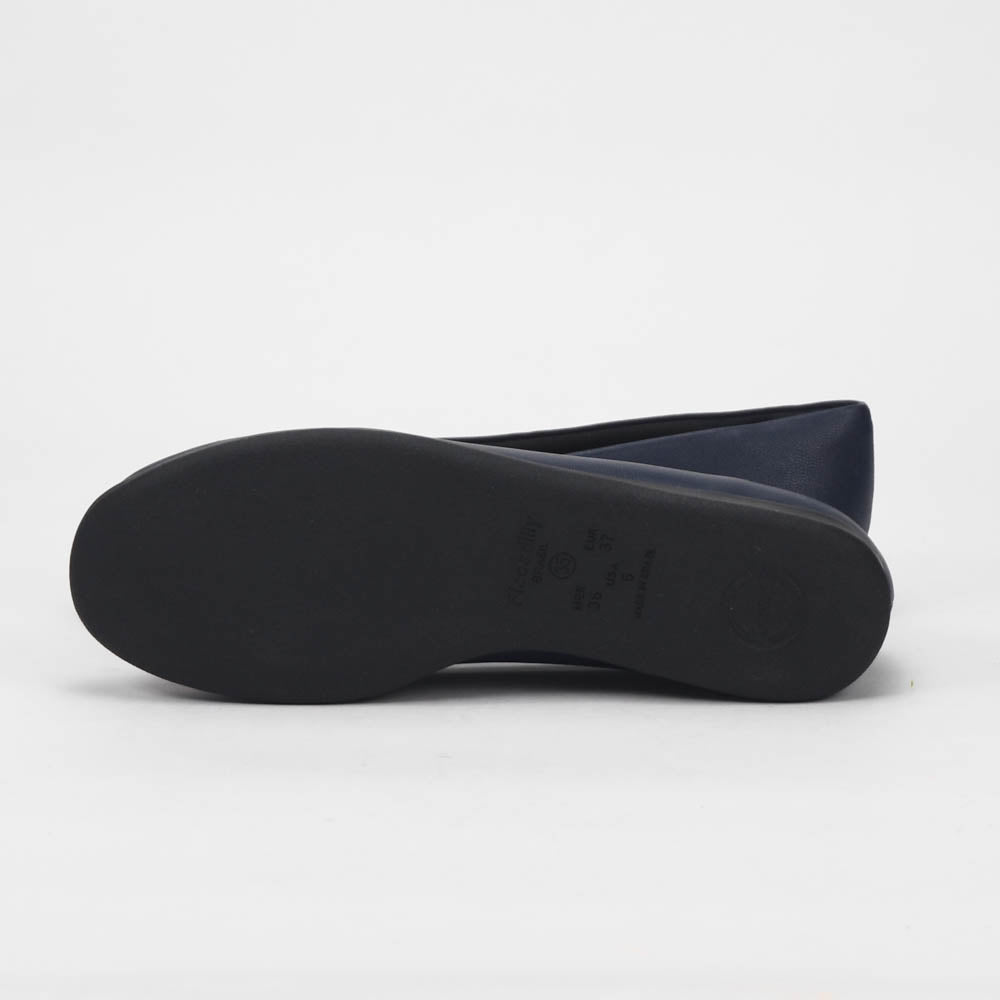Piccadilly Ballerines Confortables Bleu Marine Femme