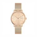 Montre Lacoste Bracelet Maille Milanaise Dorée Femme