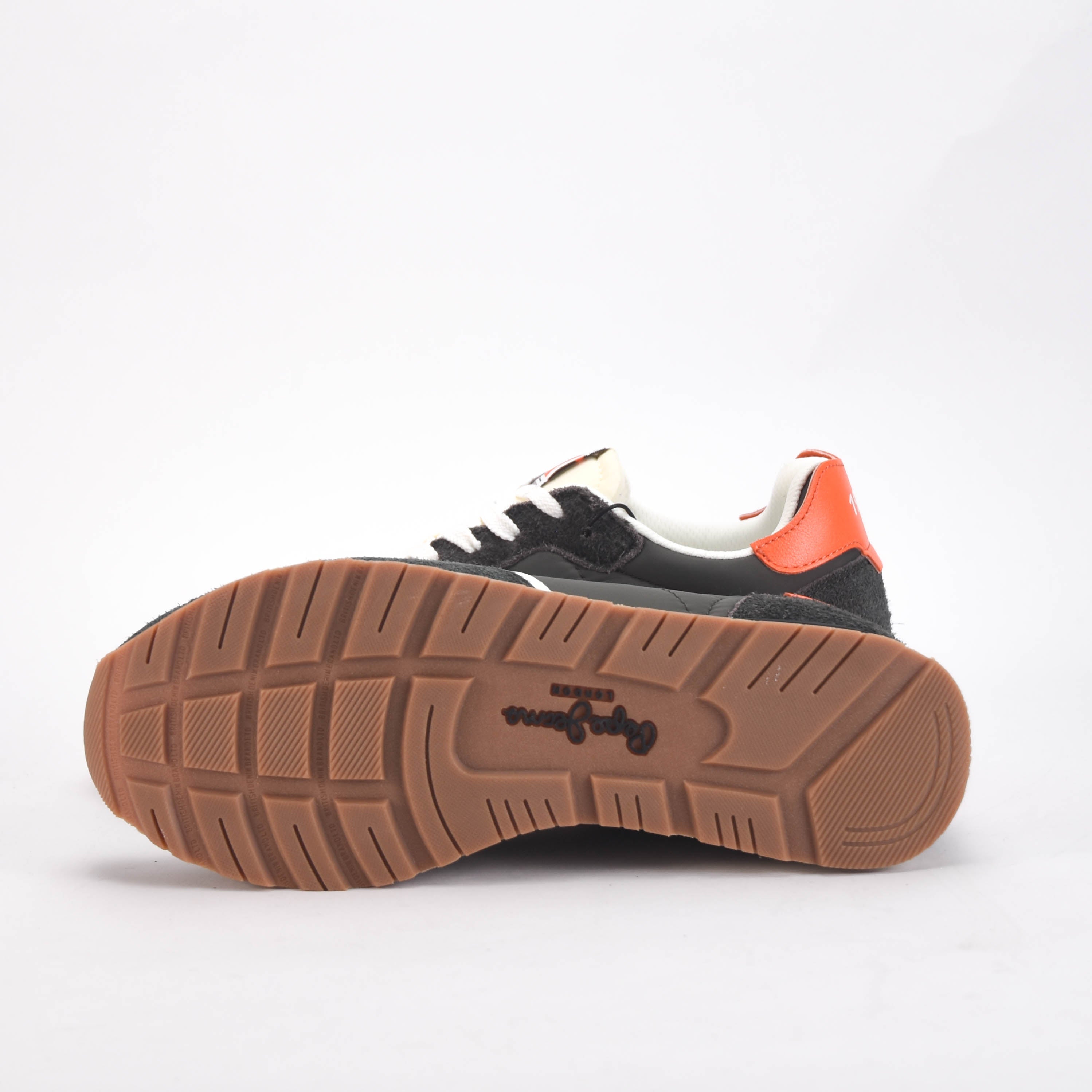 Pepe Jeans Sneakers Retro Running Gris et Orange Homme