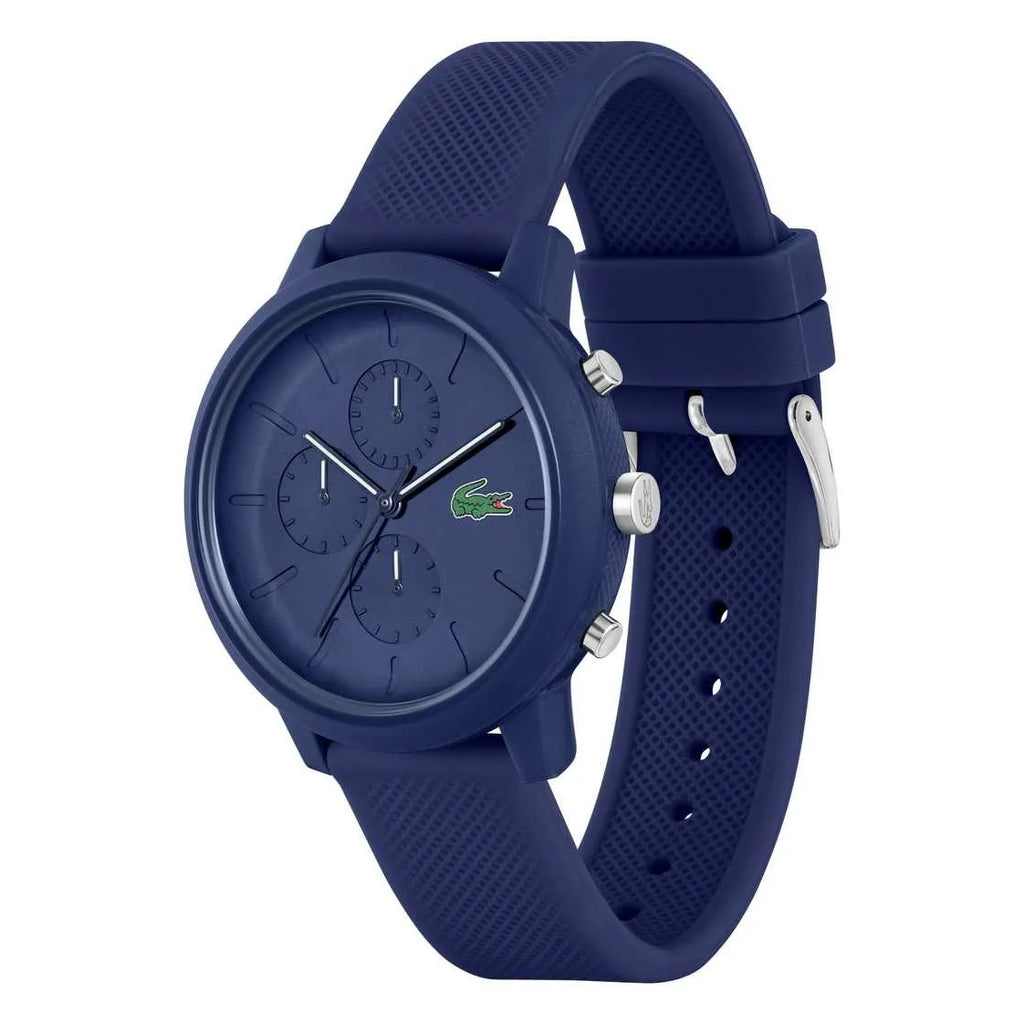 Montre Lacoste Chrono Bracelet Silicone Bleu Homme
