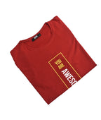 T-shirt True Color Rouge Imprimé Homme