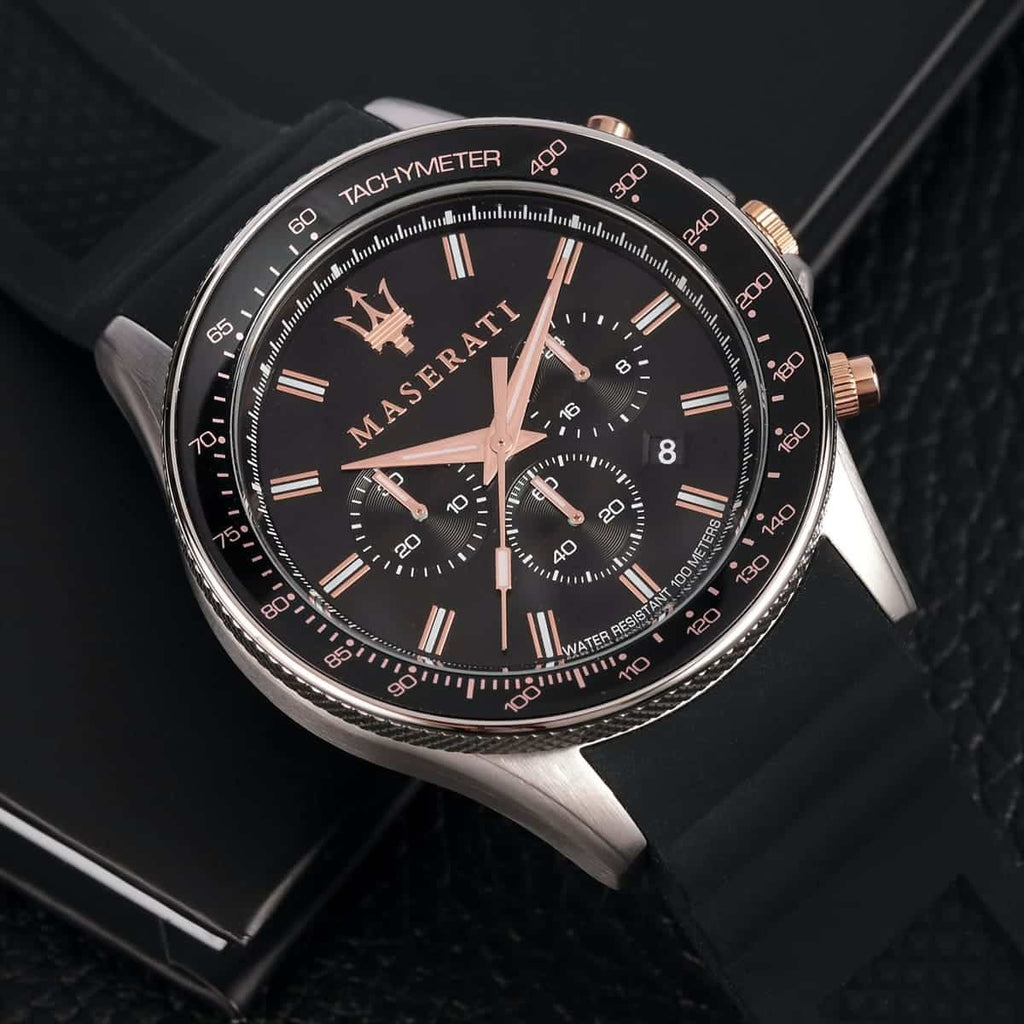 Maserati Sfida Montre Chronographe Élégante Homme