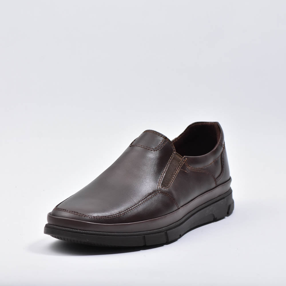 MOCASSINS CUIR MARRON ﻿ 4