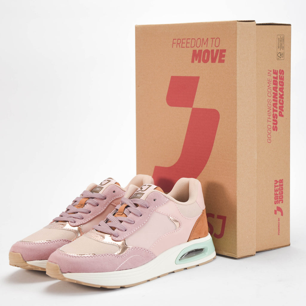 Safety Jogger Baskets Mode Rose Gold Femme