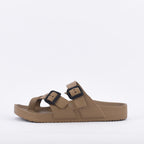 Kito Sandales à Boucles Confortables Beige Unisexe