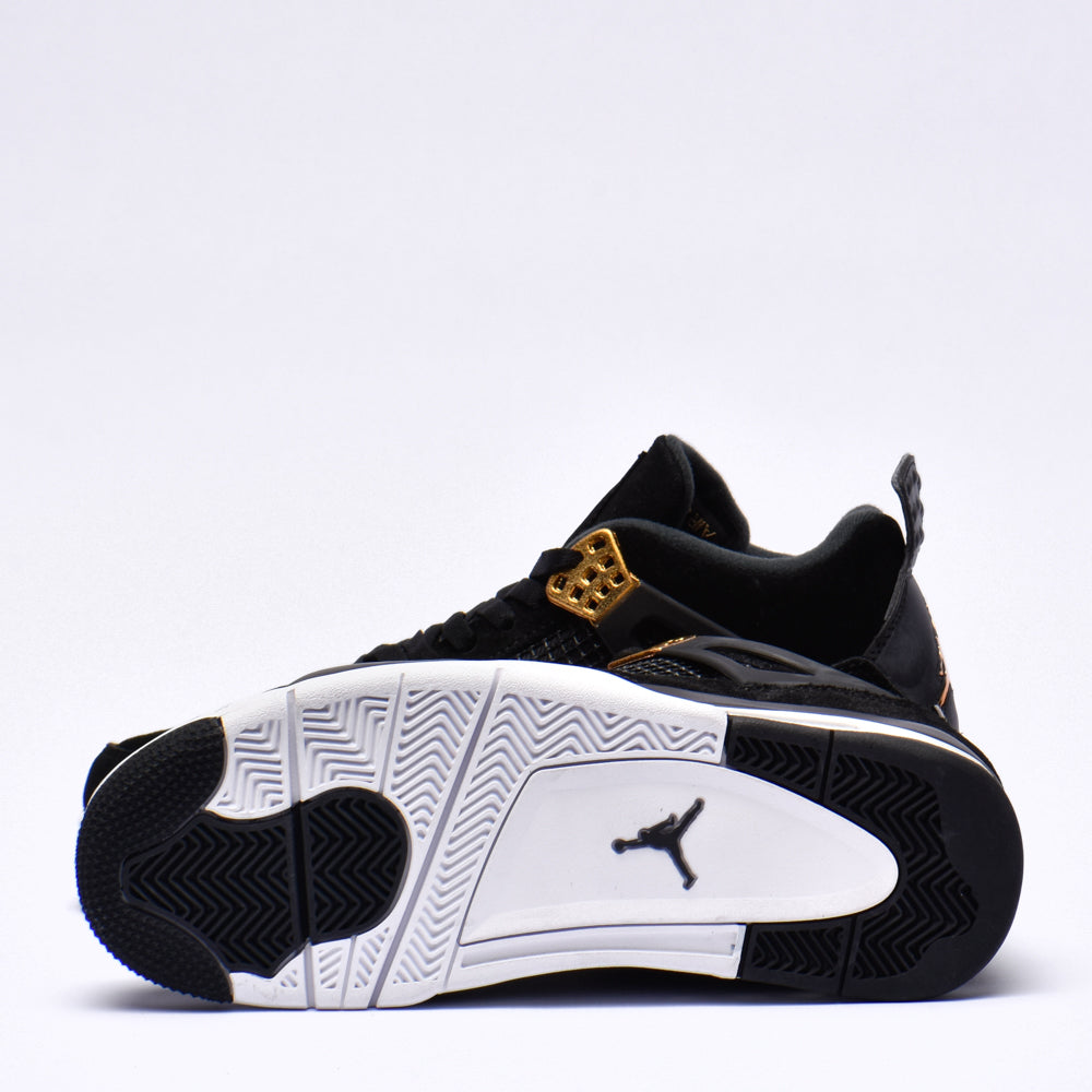 Nike Air Jordan 4 Retro Royalty Sneakers Suede Noir Homme