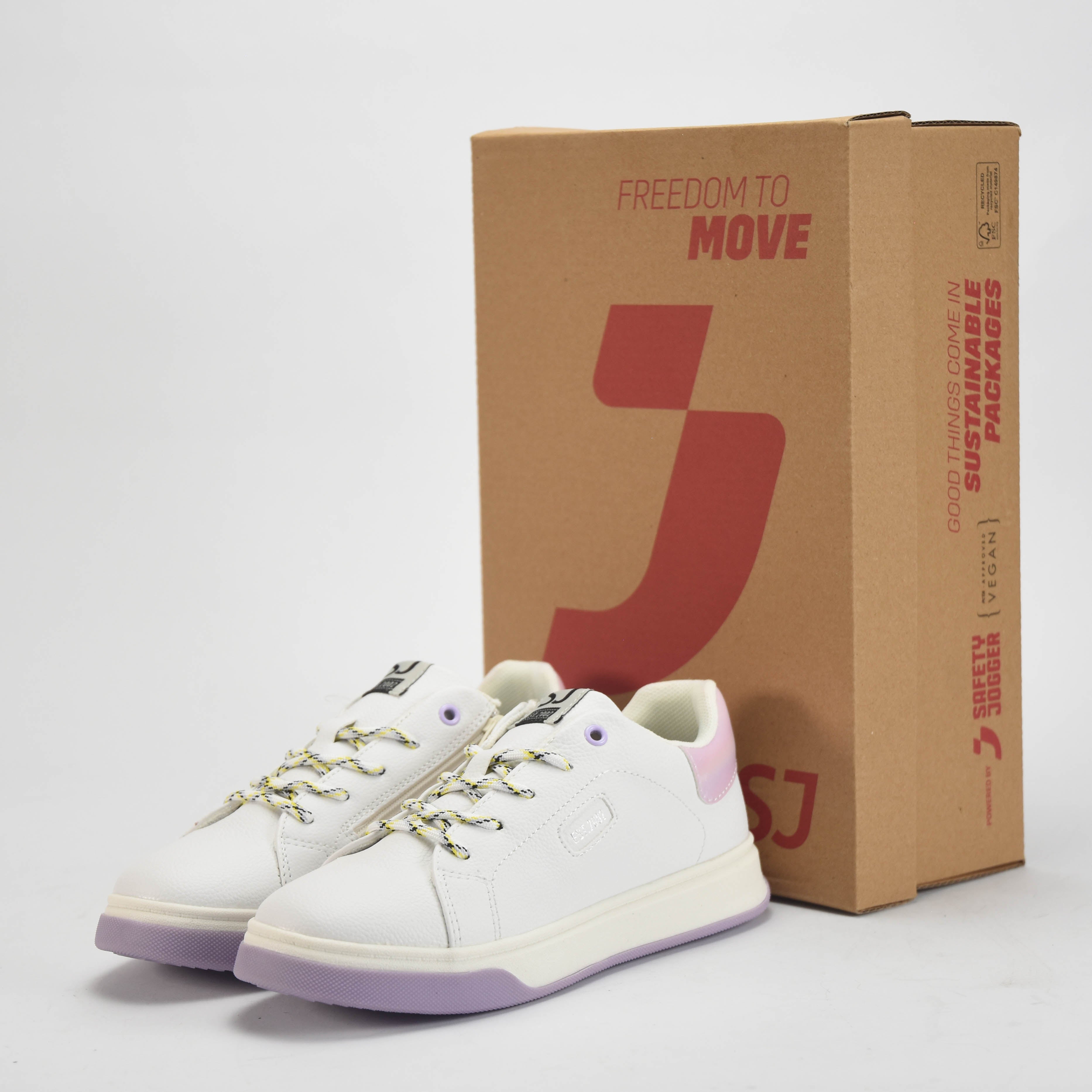 Safety Jogger Baskets Vegan avec Fermeture Éclair Femme