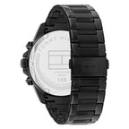 Montre Tommy Hilfiger Acier Inoxydable Noir Élégante Homme