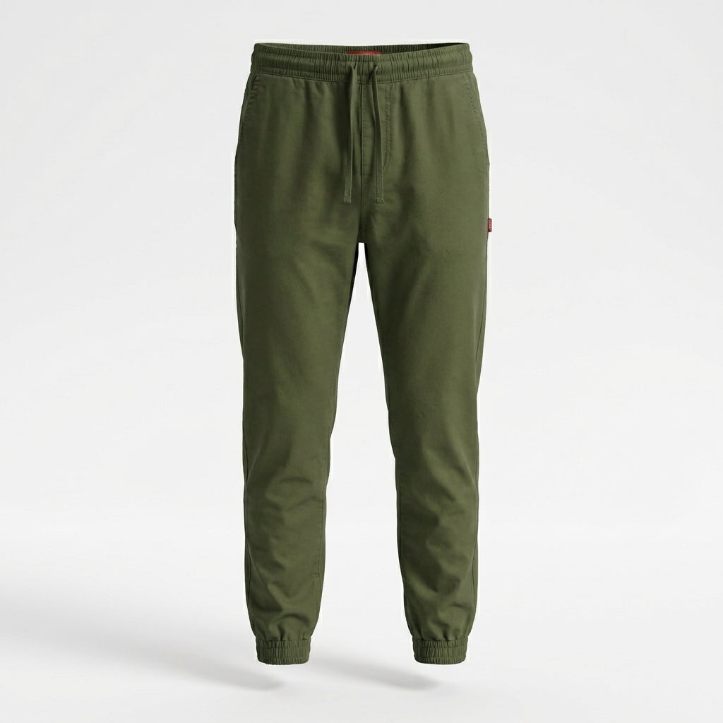 DEPART Pantalon Jogger Slim Vert Homme