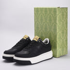 Kimland Baskets Plateforme Élégantes Noir Femme