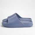 Peak Claquettes Slippers Confortables Bleu Gris Homme