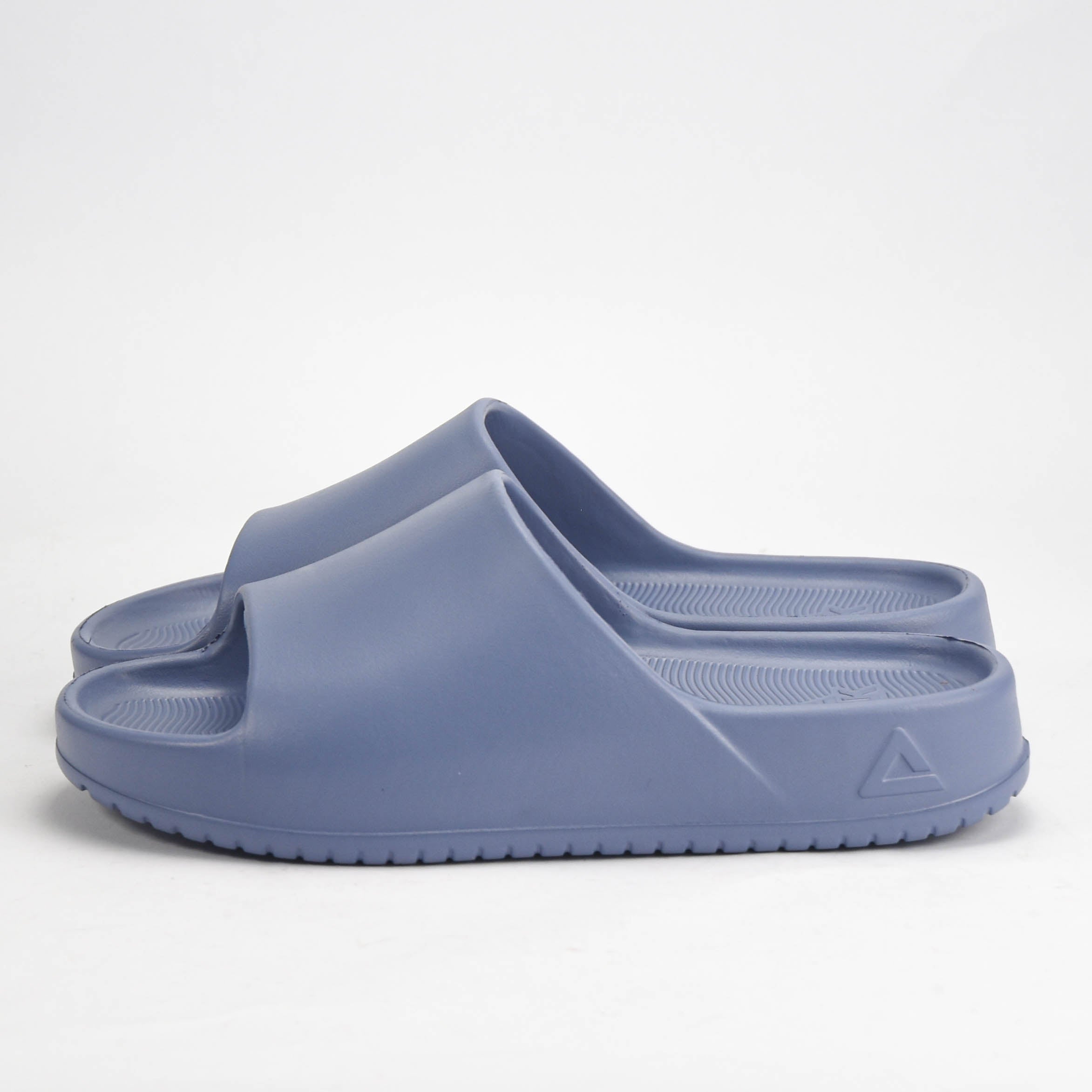Peak Claquettes Slippers Confortables Bleu Gris Homme
