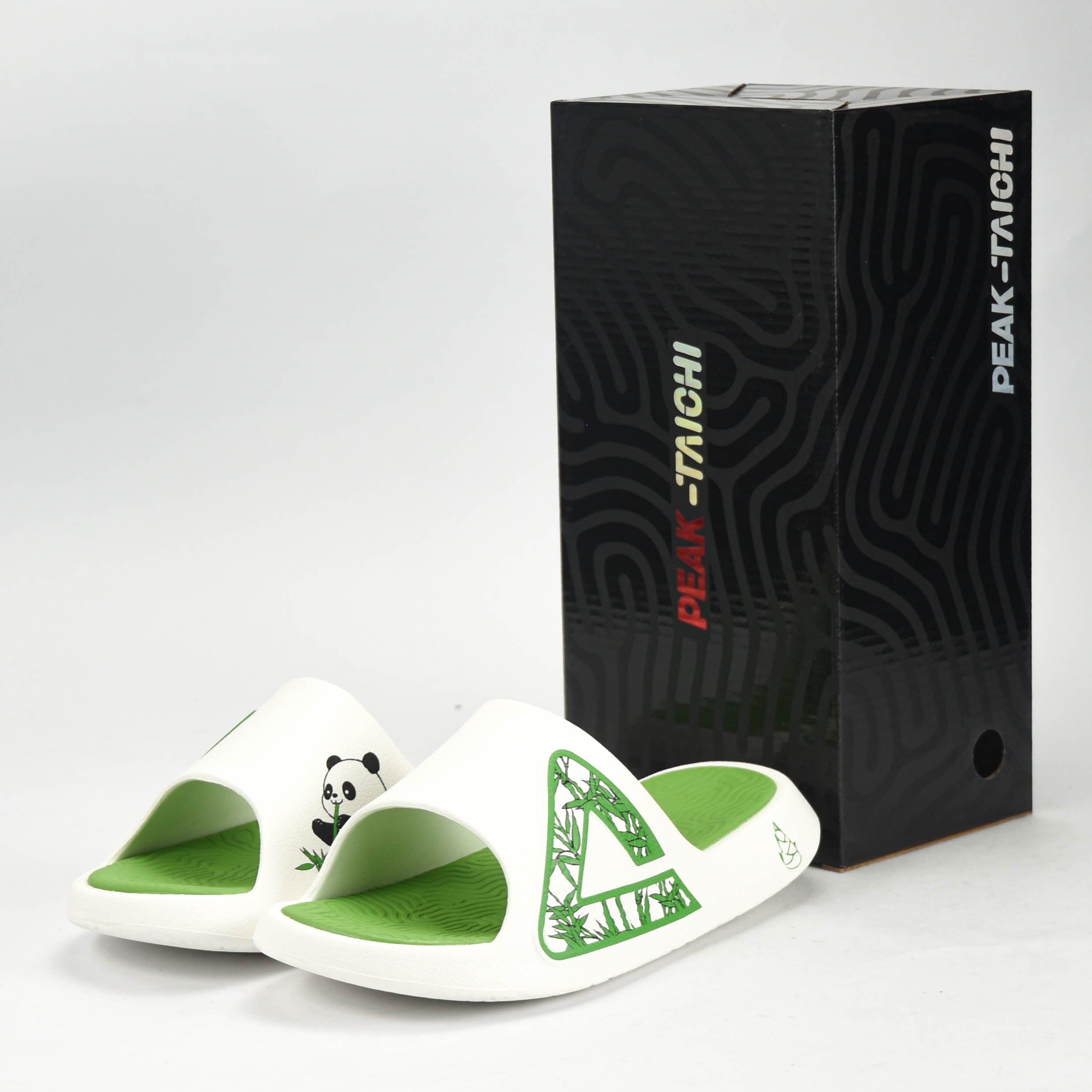 Peak Taichi Claquettes Souples Motif Panda Homme