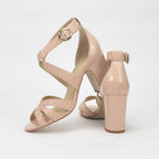 André Sandales à Talons Vernies Élégantes Femme