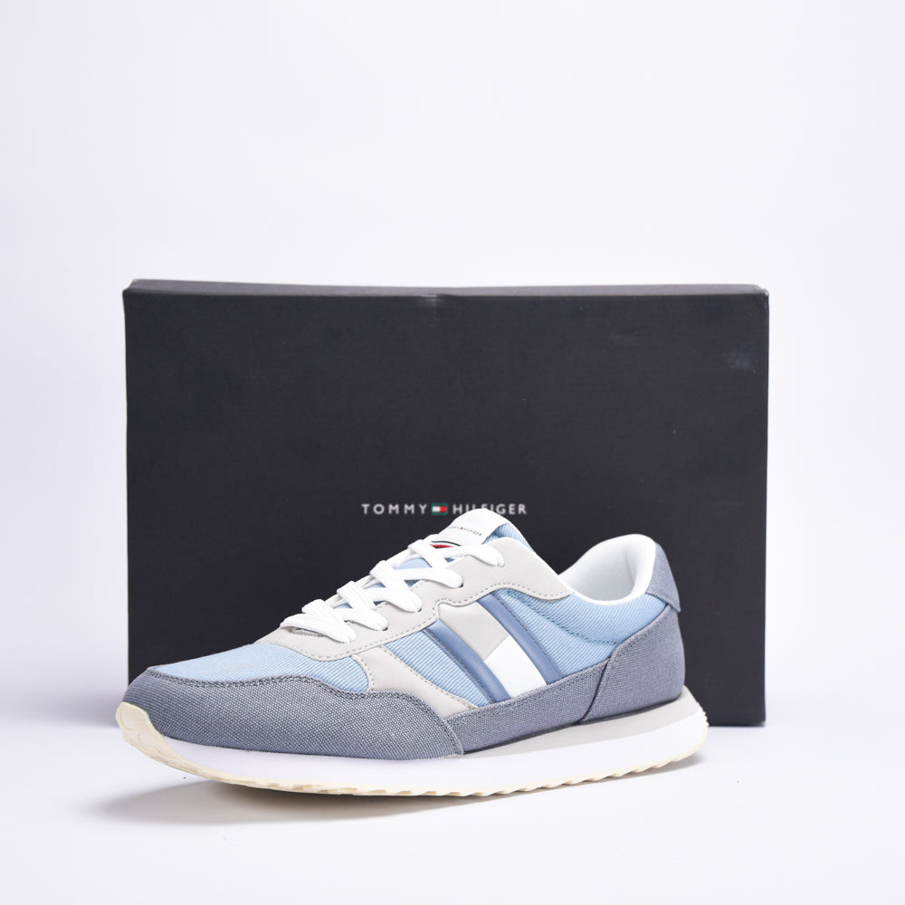 FLAG LOW CUT LACE-UP SNEAKER DENIM/GREY﻿ 6
