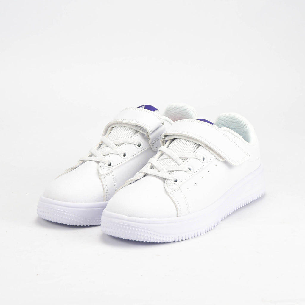 Peak Baskets Basses Style Urbain Blanc pour Enfant