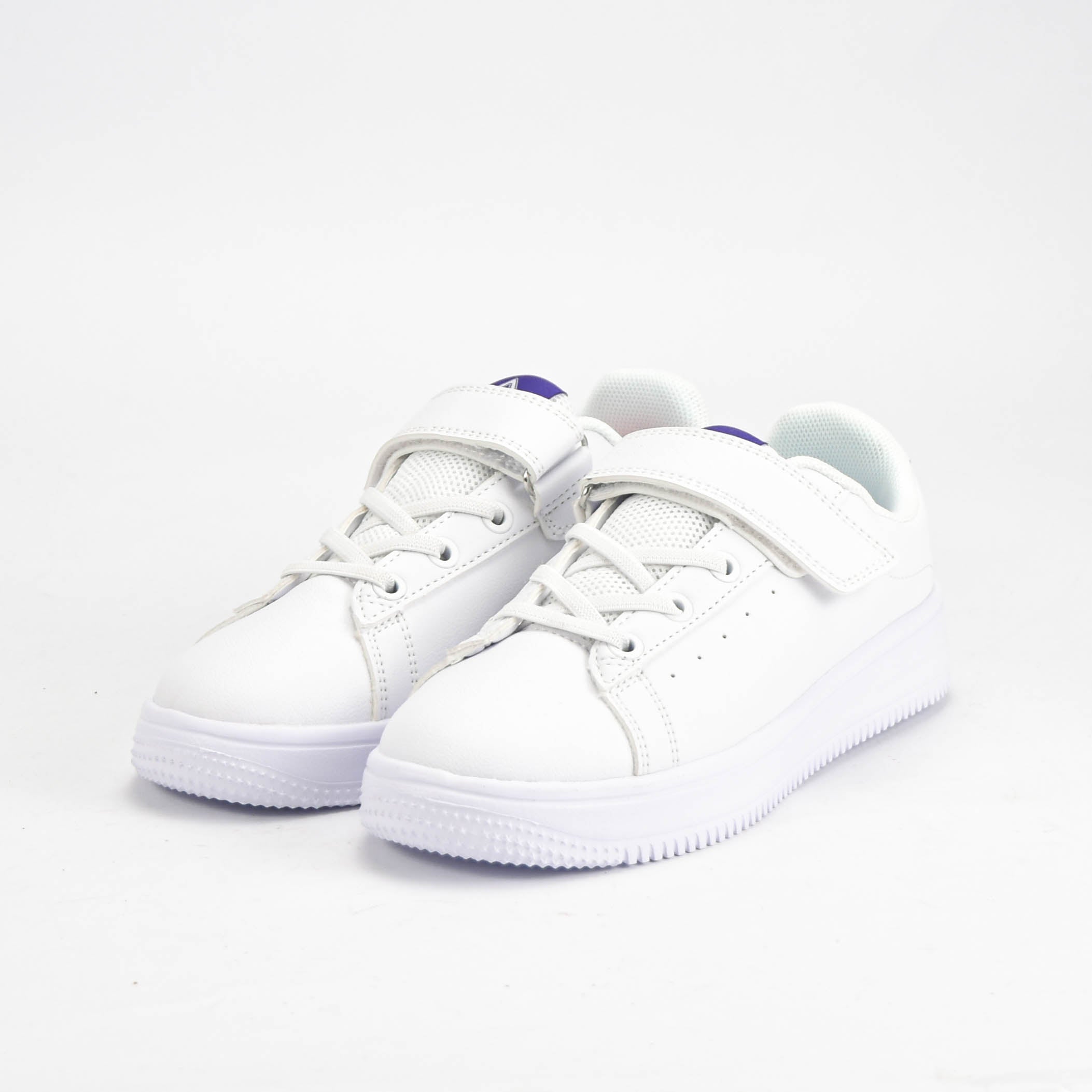 Peak Baskets Basses Style Urbain Blanc pour Enfant