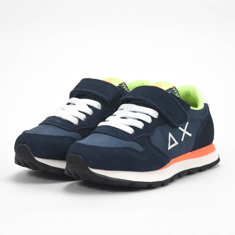 SUN68 Baskets Ally Velcro et Lacets Enfant