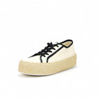 André Baskets Plateforme Toile Femme