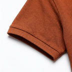 Kimland Polo Homme Couleur Rouille Élégant