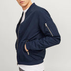 Jack & Jones Blouson Bomber Jomer Bleu Nuit Homme