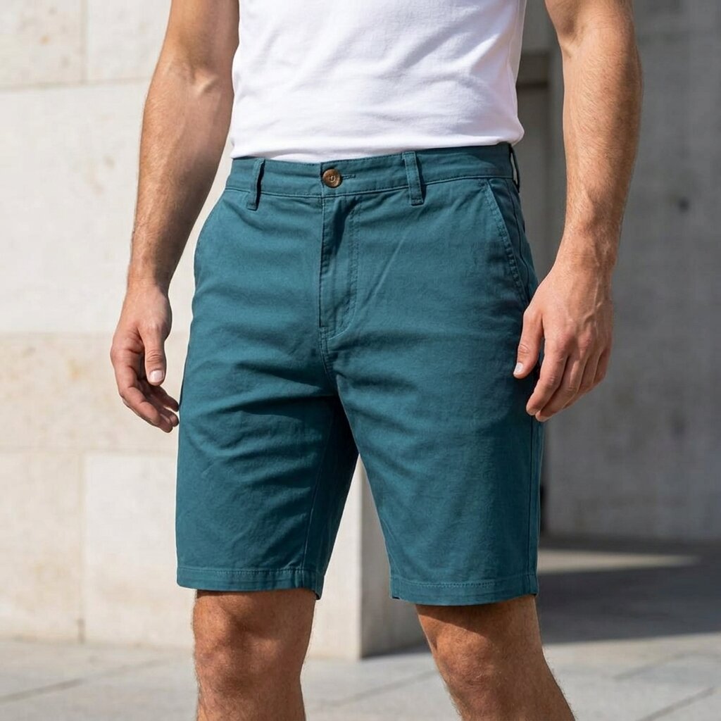 Kimland Short Chino Élégant et Confortable Homme