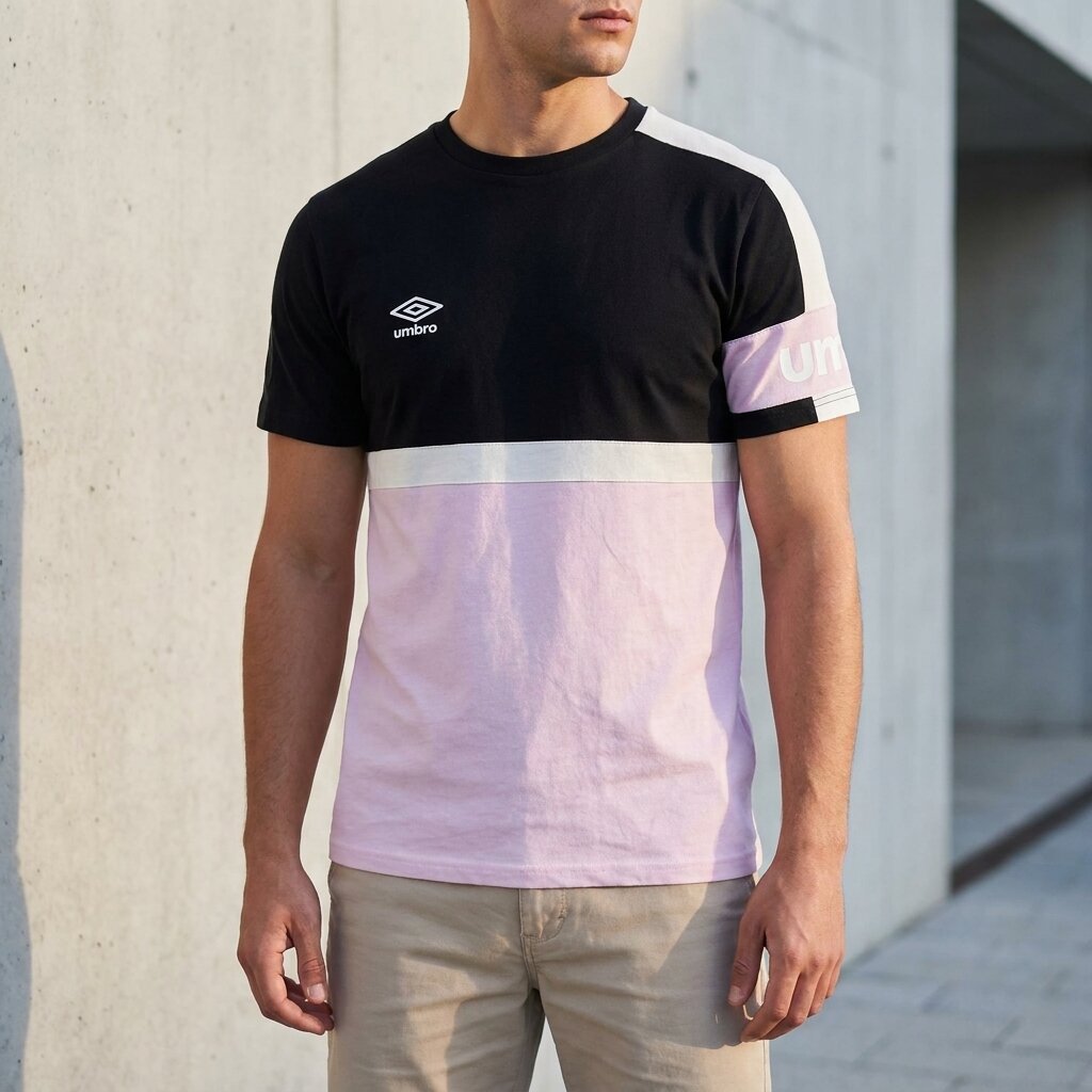 Umbro T-shirt Sportif Color-Block Homme