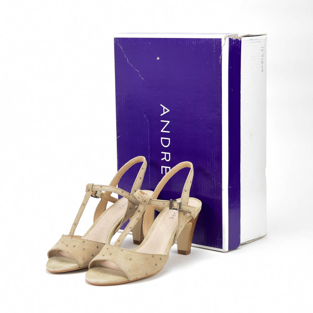 André Sandales à Talons Motif Étoiles Femme