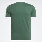 Reebok T-shirt en Coton Logo Vector Vert Homme