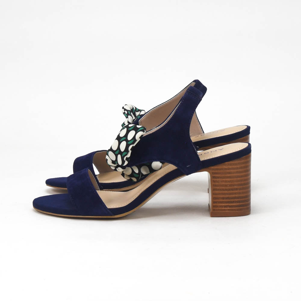 André Sandales à Talons et Nœud Imprimé Femme