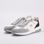 La Martina Sneakers Cuir et Daim Multicolore Homme