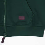 Sweat Milano Zippé à Capuche Confortable Homme Vert