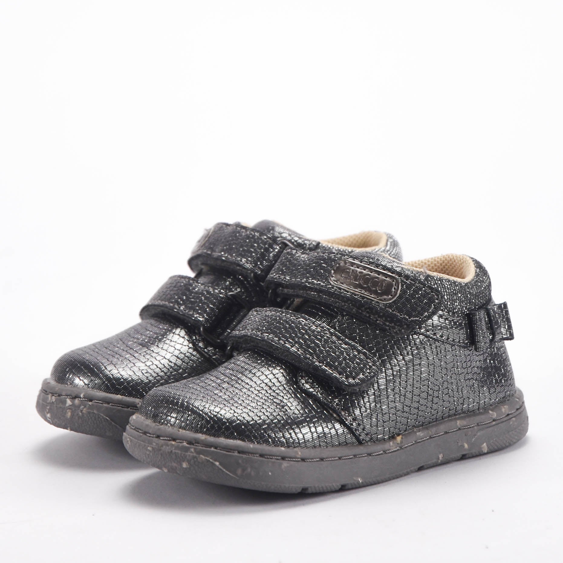 Chicco Baskets Montantes Brillantes à Scratch Bébé Fille