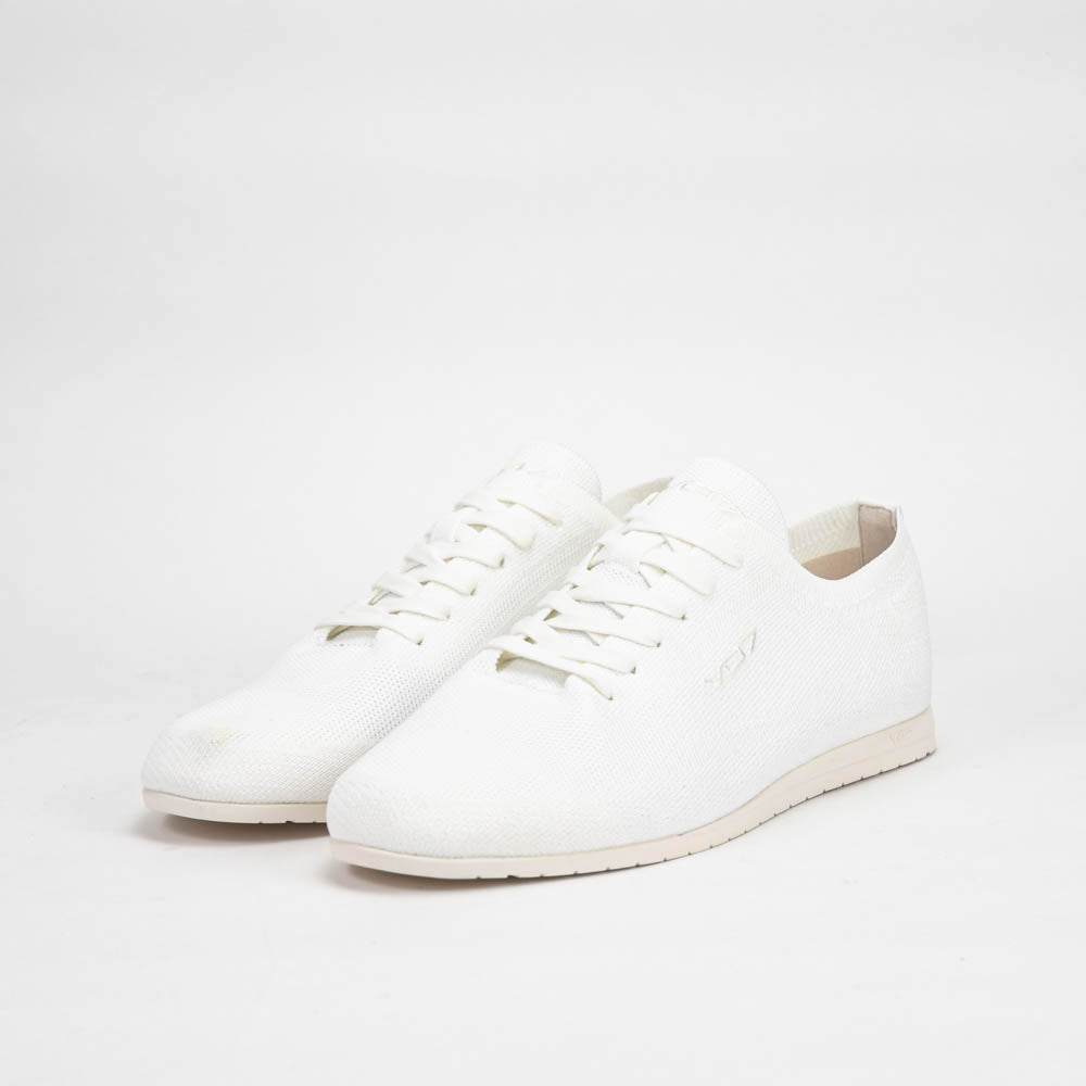 VO7 Baskets Minimalistes en Maille Blanc Homme