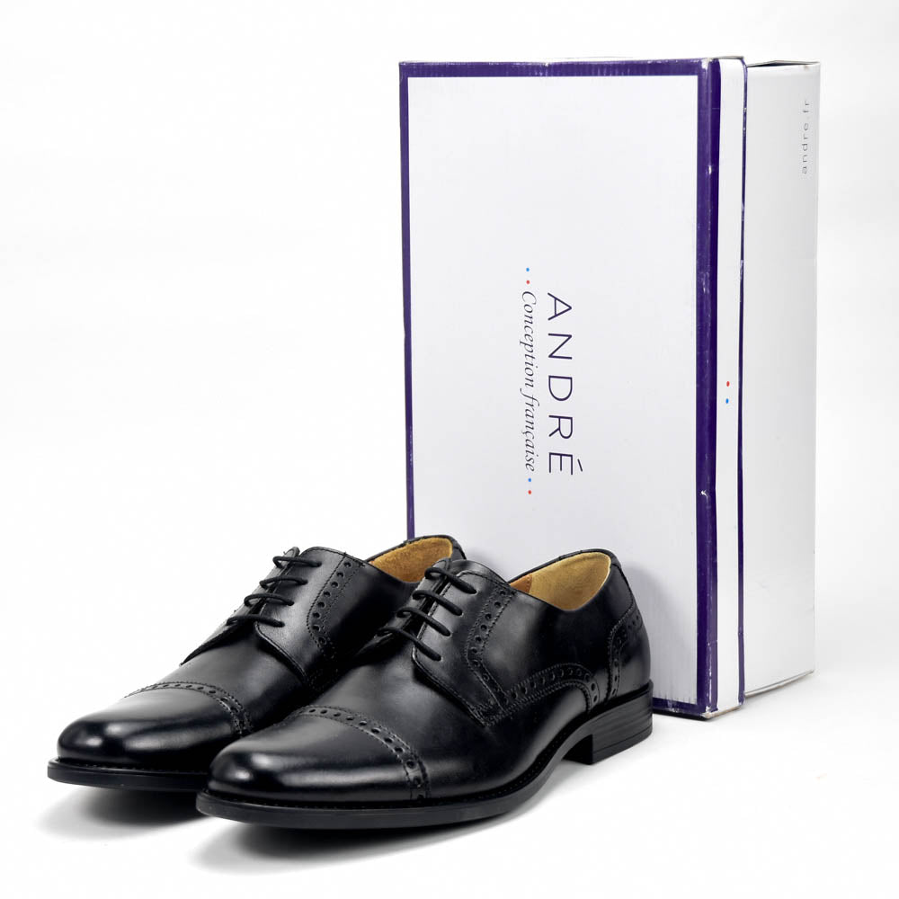 André Chaussures Richelieu Cuir Élégantes Homme