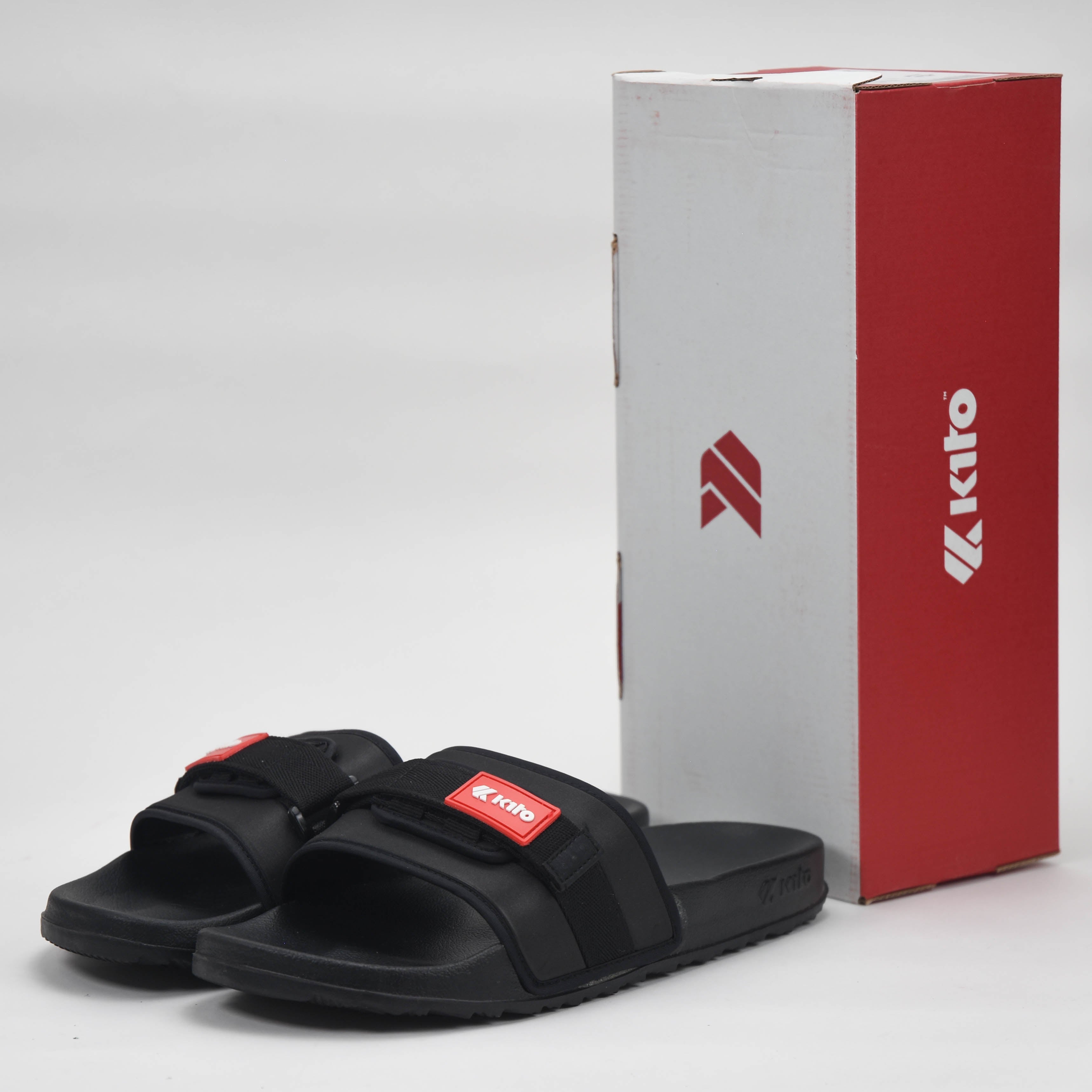 Kito Claquettes Confortables Noir Homme