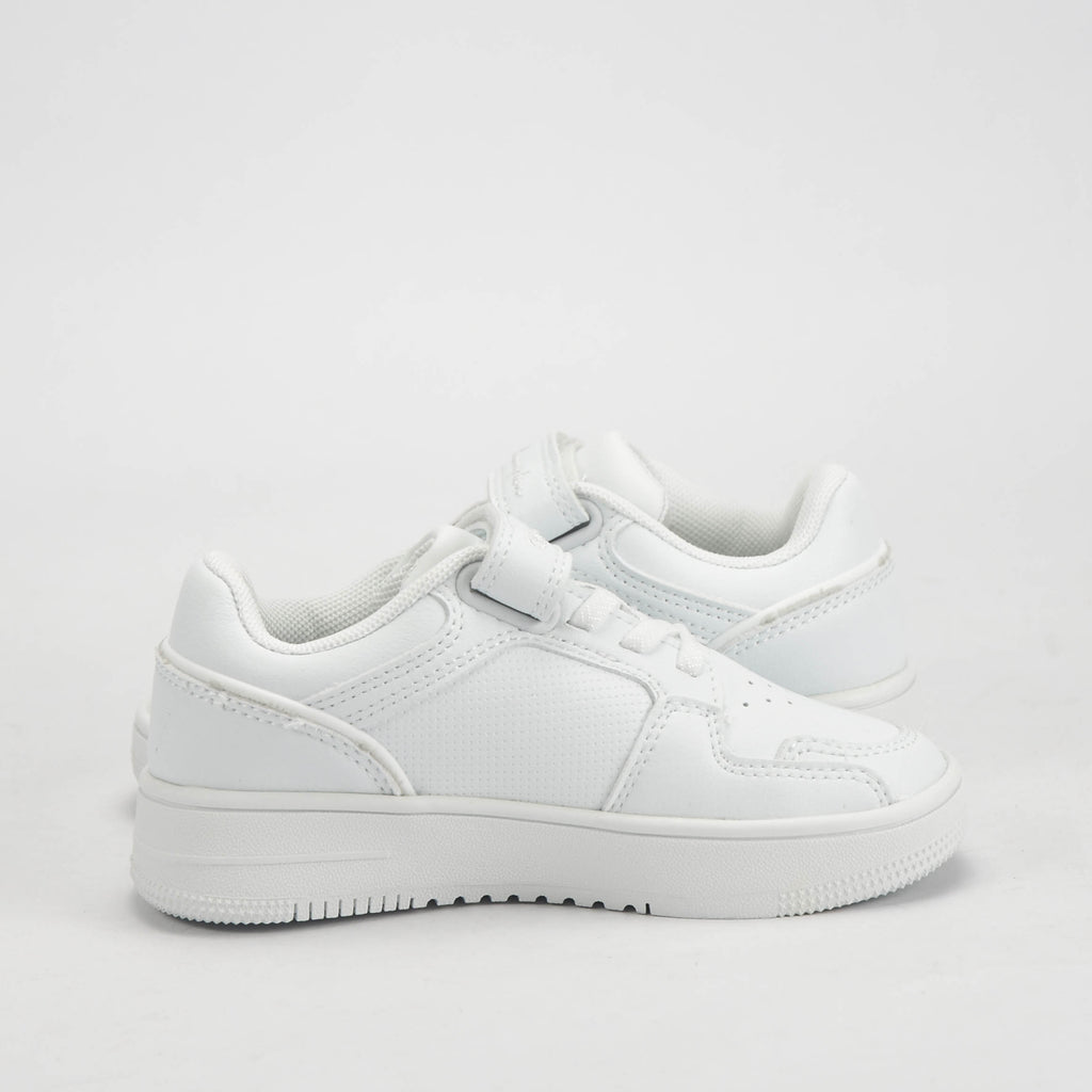 Champion Baskets Basses Blanches à Velcro Enfant